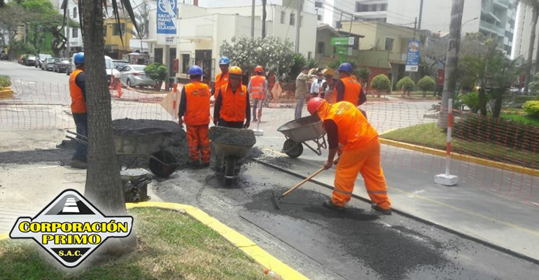 servicio de asfaltado